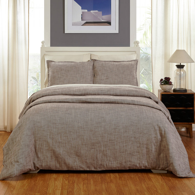 Amity Home Martin Taupe Duvet Cover Perigold